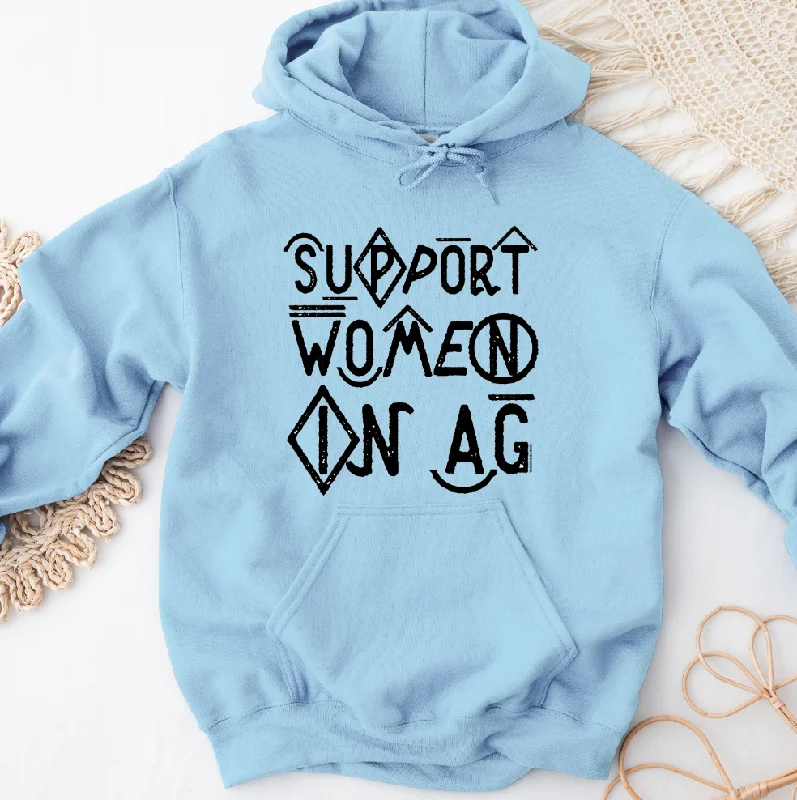 zip-up hooded sweatshirtBranded Support Women in Ag Hoodie (S-3XL) Unisex - Multiple Colors!