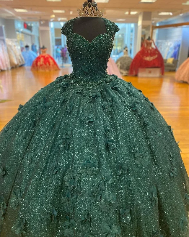 Clearance Event stylish party dressGreen Princess Ball Gown Quinceanera Dresses Sweet 15 Party 3D Flowers Lace Applique Crystal Beads Sequin Birthday Gowns Y606 Clearance Event stylish party dressGreen Princess Ball Gown Quinceanera Dresses Sweet 15 Party 3D Flowers Lace Applique Crystal Beads Sequin Birthday Gowns Y606