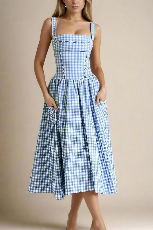 Deal of the Week formal dressNatalia Bodycon Day Midi Dress - Baby Blue
