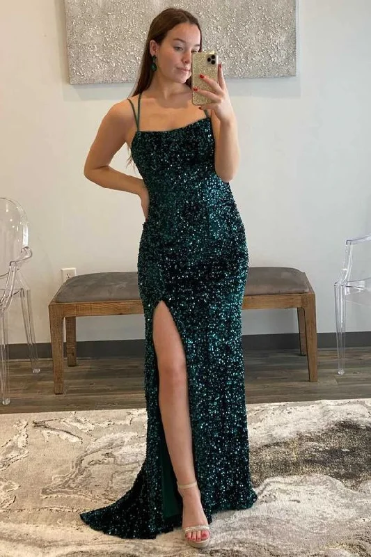 Amazing Deals comfy maxi dressSpaghetti Straps Emerald Green Mermaid Long Prom Dresses, Emerald Green Mermaid Long Formal Graduation Dresses With Split Y849 Amazing Deals comfy maxi dressSpaghetti Straps Emerald Green Mermaid Long Prom Dresses, Emerald Green Mermaid Long Formal Graduation Dresses With Split Y849