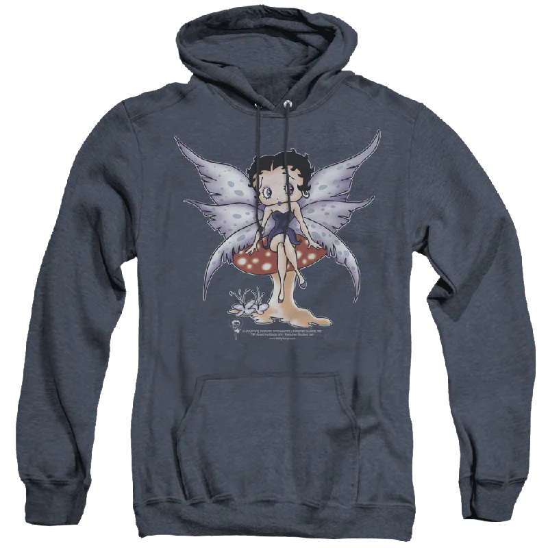 Great Deals fleece hoodieBetty Boop Mushroom Fairy - Heather Pullover Hoodie