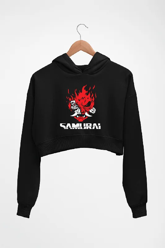 YEAR-End Sale classic pullover hoodieCyberpunk Samurai Crop HOODIE FOR WOMEN