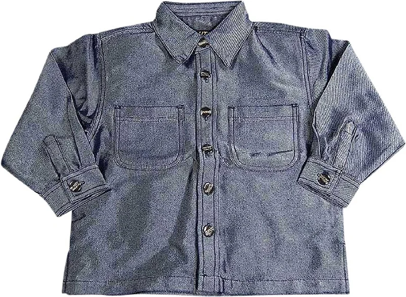 Online Exclusive urban coatOutech - Little Boys Long Sleeved Twill Shirt Jacket