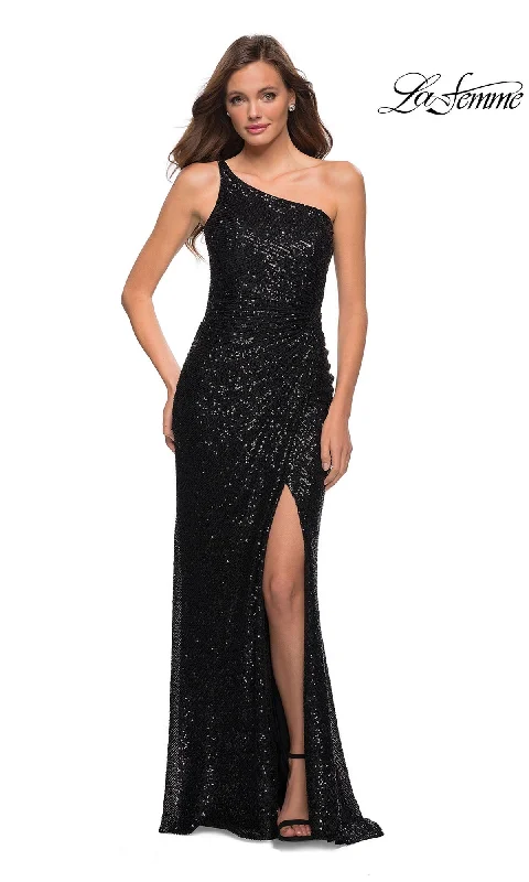 Special Savings wrap dressLa Femme 29962 Formal Prom Dress