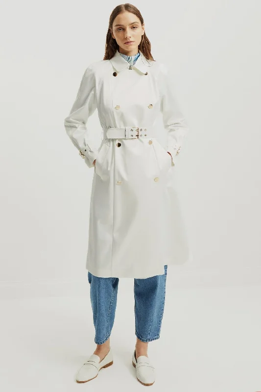 graphic coatLilian Trench Coat