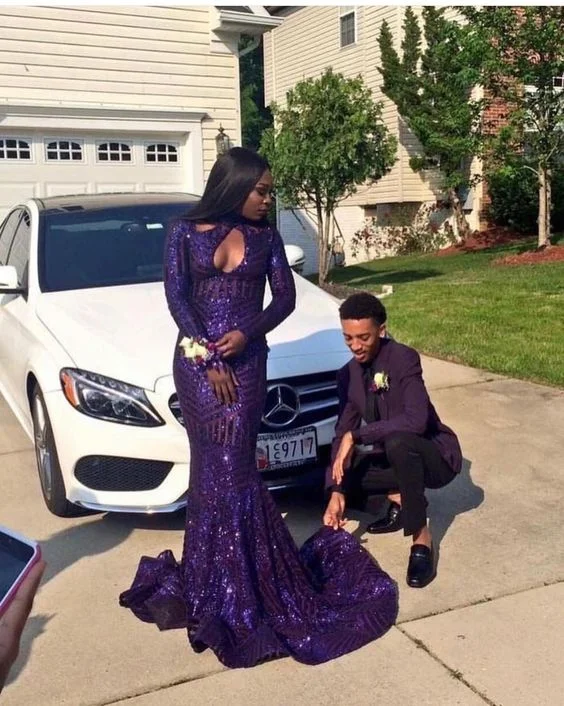 New Deals floral midi dressPurple Mermaid Sequins Prom Dress,Elegant Prom Gown Y919 New Deals floral midi dressPurple Mermaid Sequins Prom Dress,Elegant Prom Gown Y919