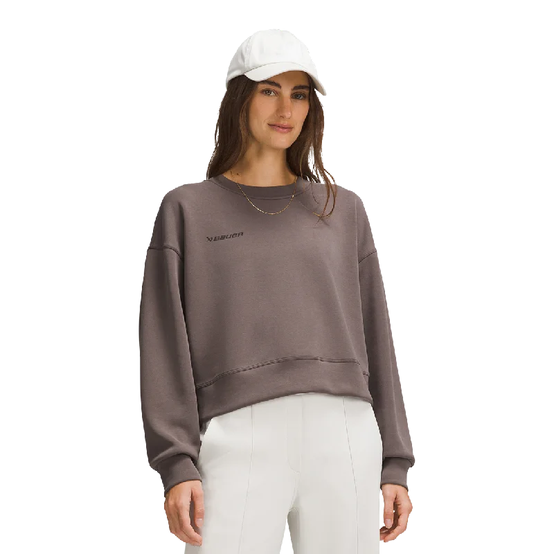 fashion-forward hoodieS24 BAUER lululemon CROP CREW WOMENS