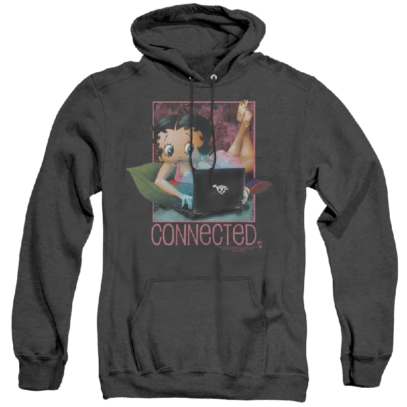 oversized pullover sweatshirtBetty Boop Connected - Heather Pullover Hoodie