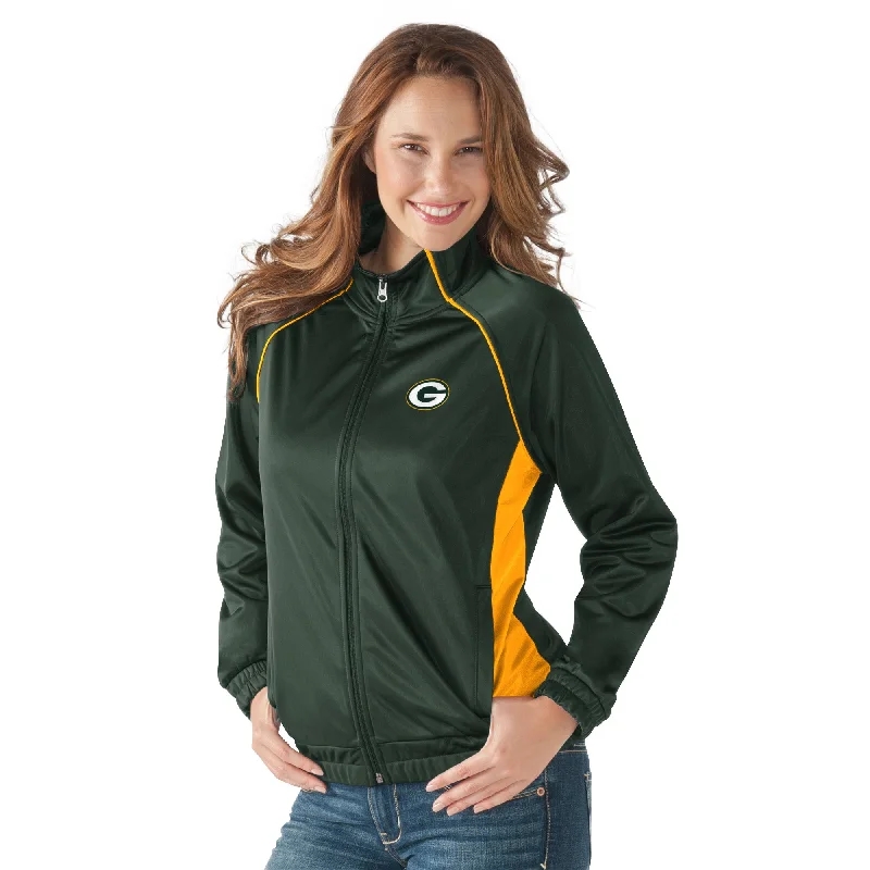 slim fit coatGreen Bay Packers Corner 3 Women's Track Jacket