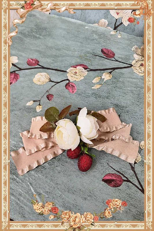 apricot brooch