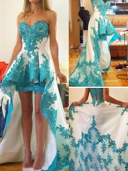 Mega Sale High-Low Prom Dresses Sexy Sweetheart Sheath/Column Prom Dress/Evening Dress JKL103