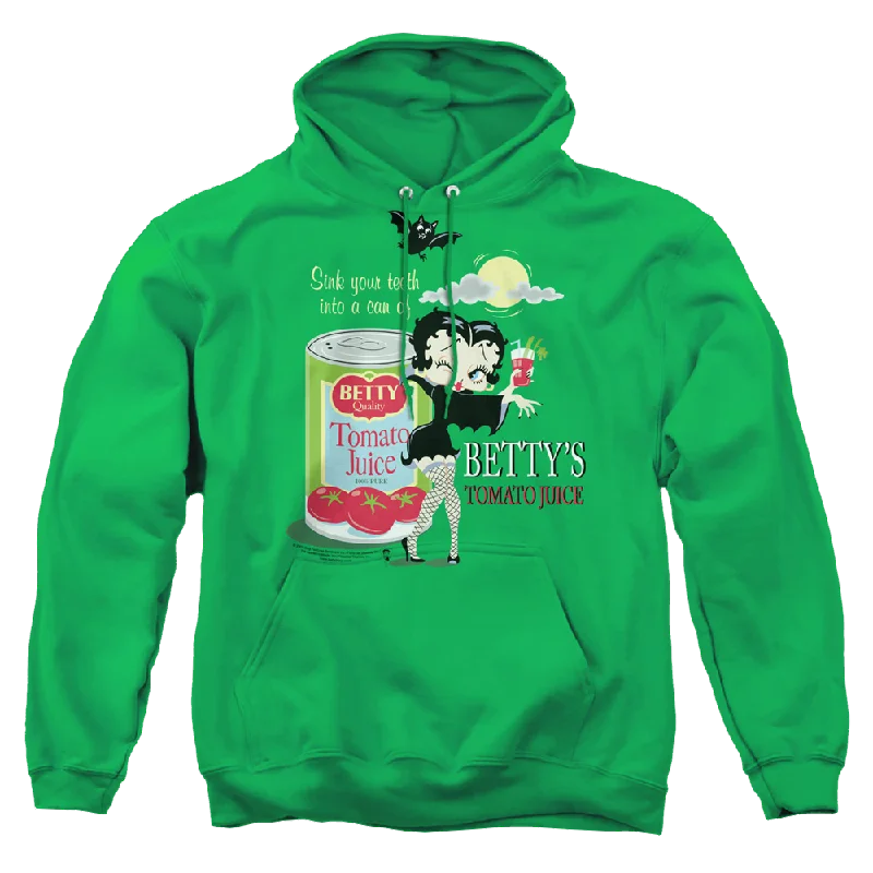 Don’t Miss Out trendy hooded sweatshirtBetty Boop Vampire Tomato Juice - Pullover Hoodie