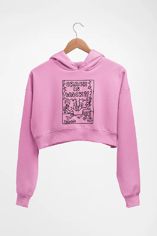 Don't Wait urban hoodieKeith Haring Crop HOODIE FOR WOMEN