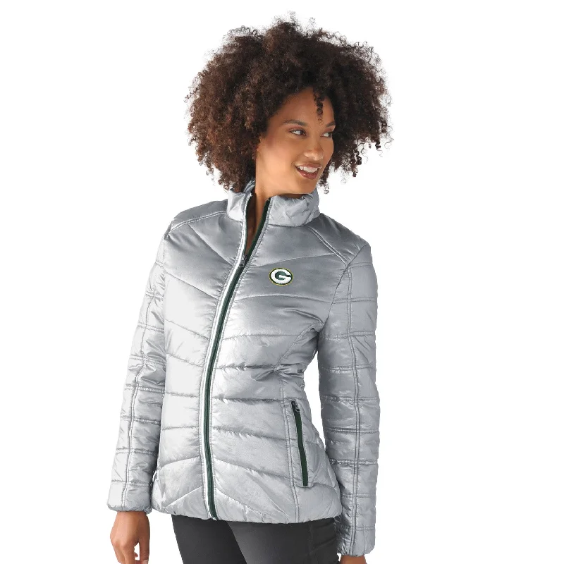 breathable jacketGreen Bay Packers Rise & Sunshine Women's Puffy Jacket