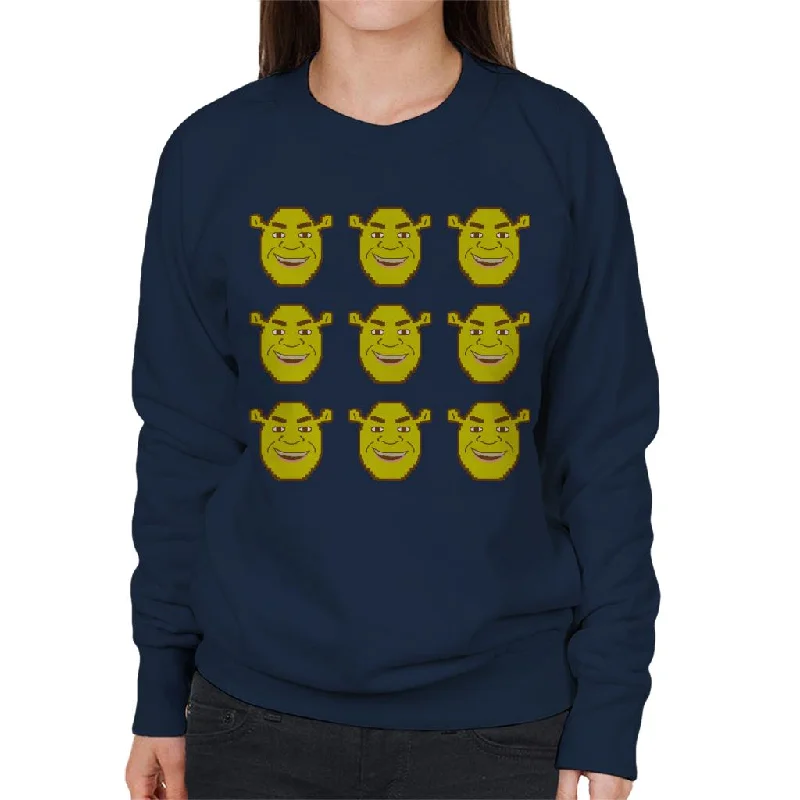 Today's Special vibrant athletic hoodieShrek Character Heads Women's Sweatshirt