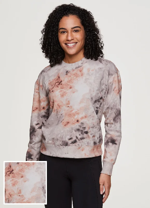 premium gym hoodieZen Tie Dye Relaxed Sweatshirt