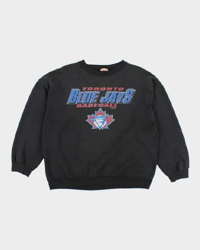 pullover workout hoodieVintage 90's Toronto Blue Jays MLB Sweatshirt - M