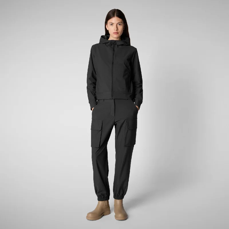 While Supplies Last cozy gym sweatshirtWomen's hooded sweatshirt Pear in black