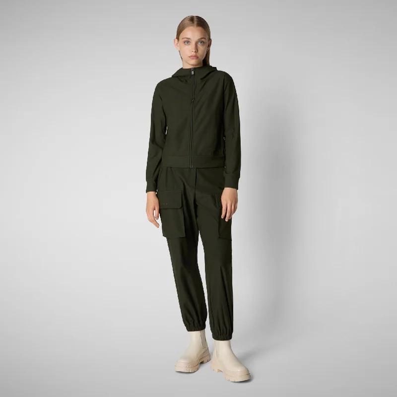 Doorbuster Deal urban sports sweatshirtWomen's hooded sweatshirt Pear in land green