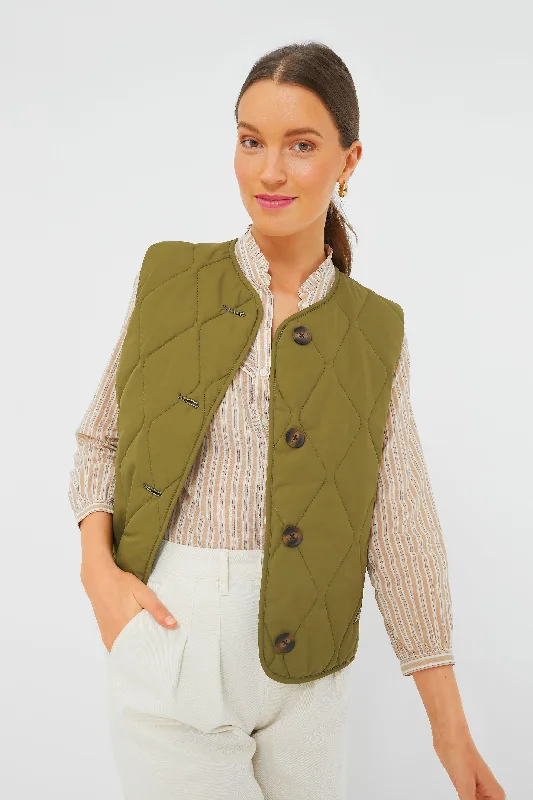 Big Savings long-sleeve winter jacketMilitary Oliva Kelley Gilet