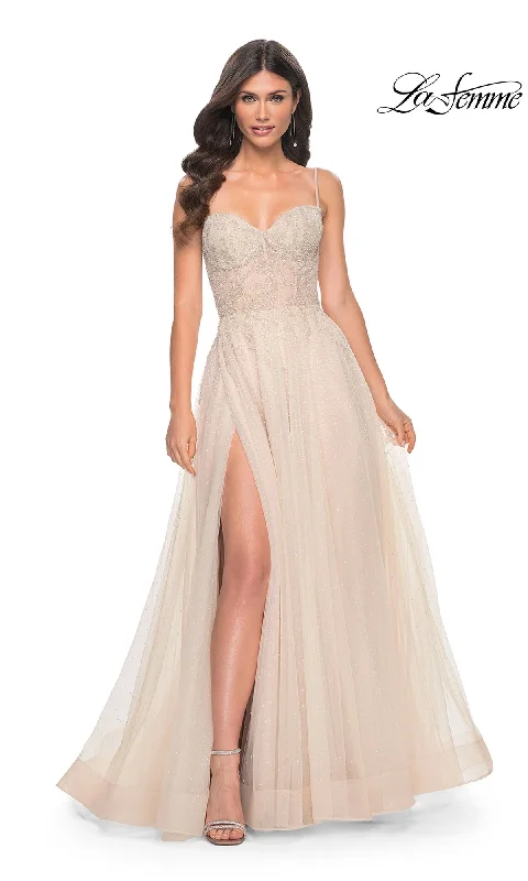 elegant shift dressLa Femme 32271 Formal Prom Dress