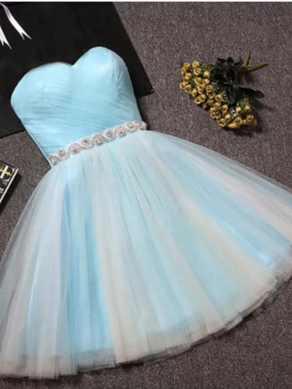 Special Price Homecoming Dress Sexy A-line Strapless Short Prom Dress Party Dress JK029