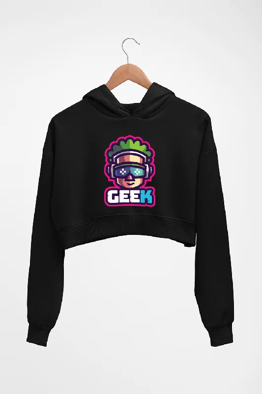 sports hoodieGeek Crop HOODIE FOR WOMEN