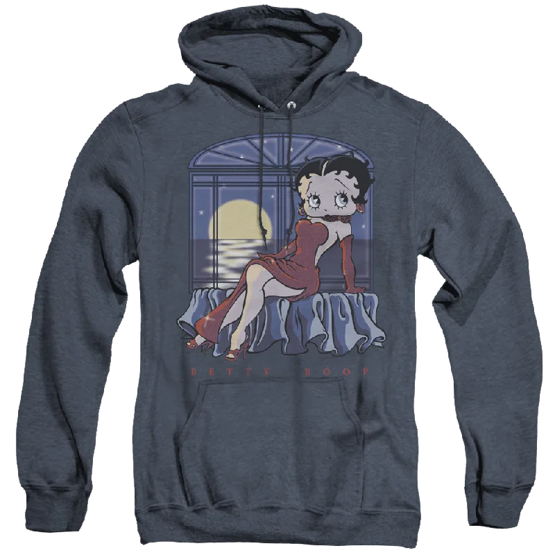 breathable hoodieBetty Boop Moonlight - Heather Pullover Hoodie