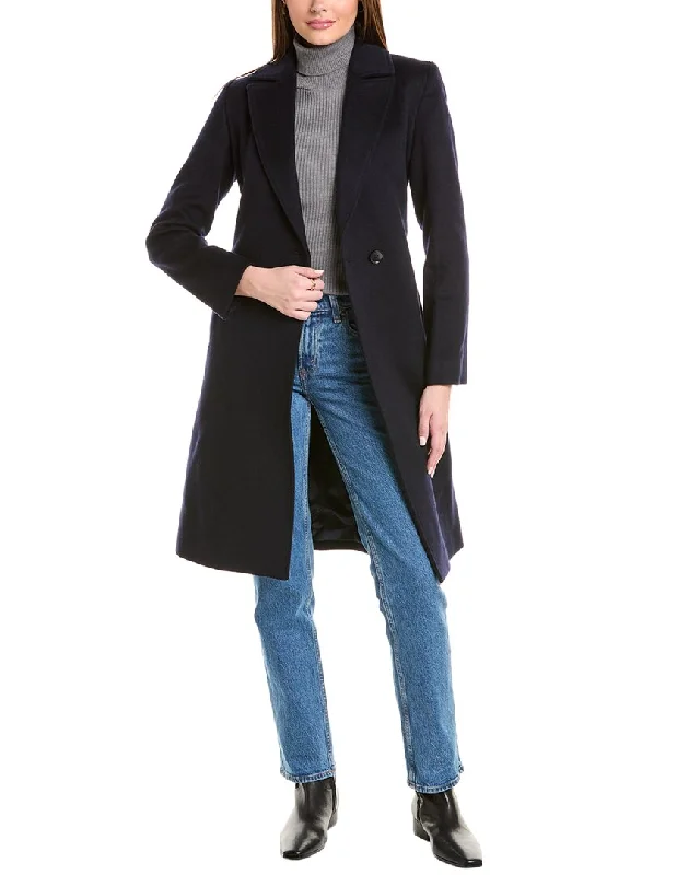 fashionable quilted coatSofiacashmere Wool & Cashmere-Blend Coat