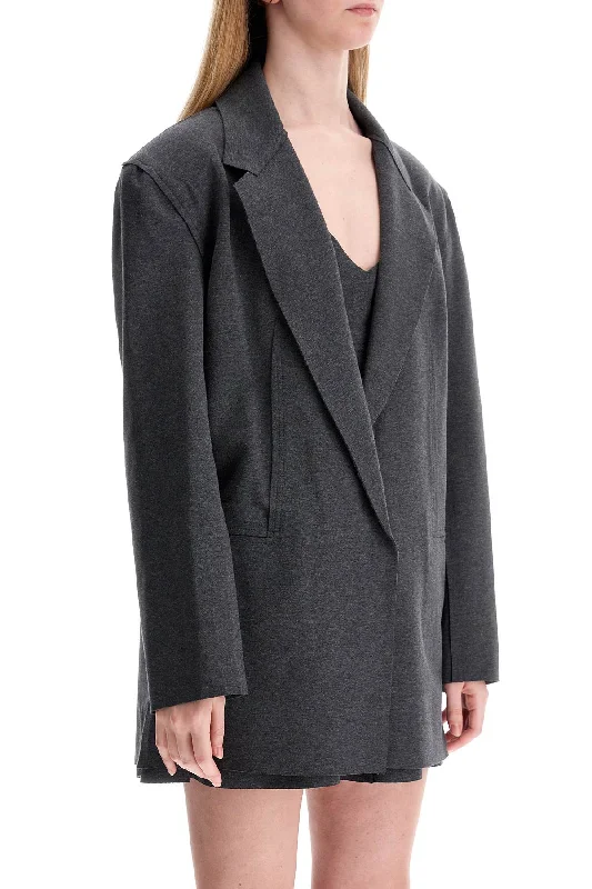 Online Exclusive insulated coatNorma Kamali 'oversized Jersey Bl