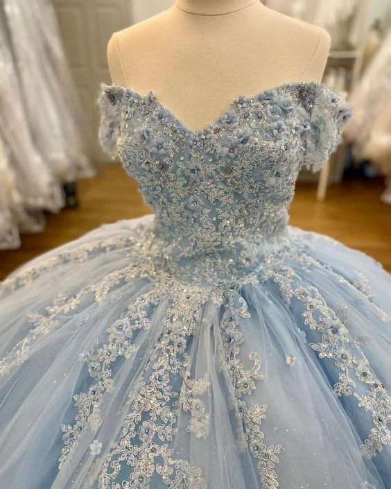 Special Offer one-shoulder dressWinter Wonderful Land Blue Lace Appliques Ball Gown Sweet 16 Dress Y615 Special Offer one-shoulder dressWinter Wonderful Land Blue Lace Appliques Ball Gown Sweet 16 Dress Y615
