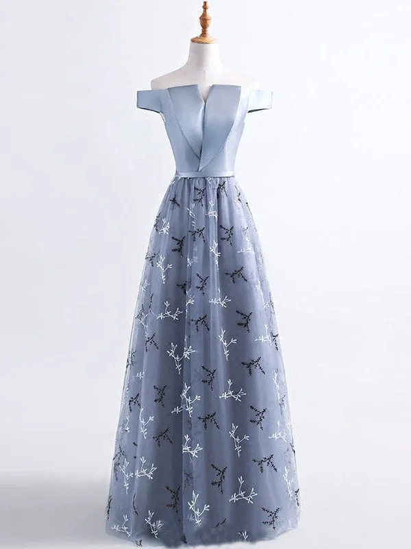 Special Offer Black Prom Dresses Sexy Off-the-shoulder Tulle Long Prom Dress/Evening Dress JKL264