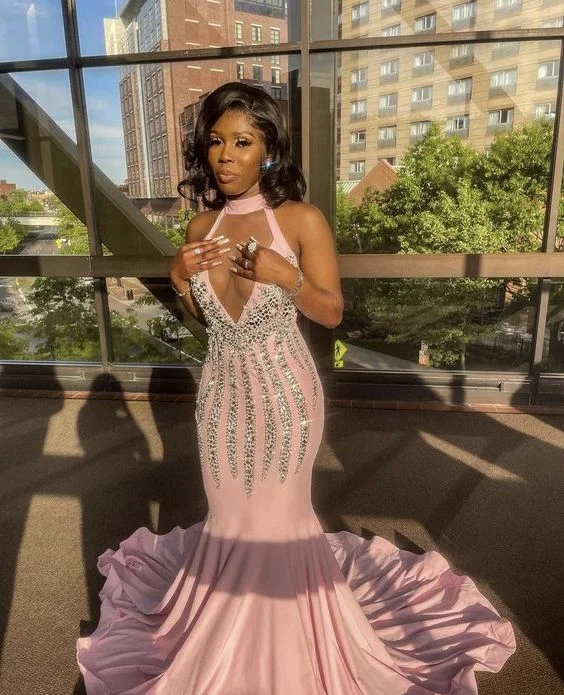 Savings Event oversized dressClassy Pink Sleeveless Mermaid Prom Dress,Charming Formal Gown Y976 Savings Event oversized dressClassy Pink Sleeveless Mermaid Prom Dress,Charming Formal Gown Y976