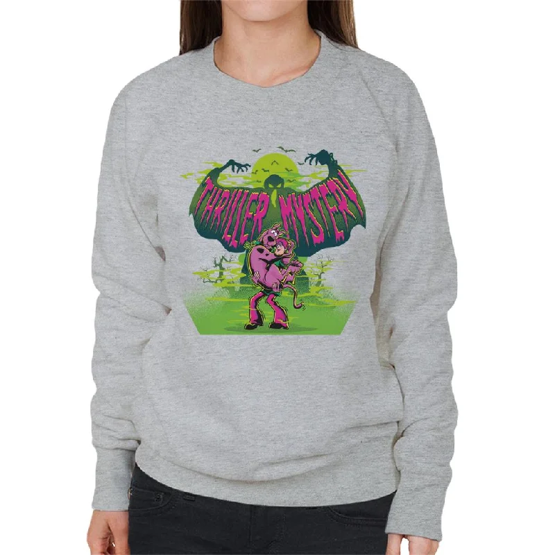 Unmissable Offer chic fitness hoodieScooby Doo Halloween Shaggy Thriller Mystery Women's Sweatshirt