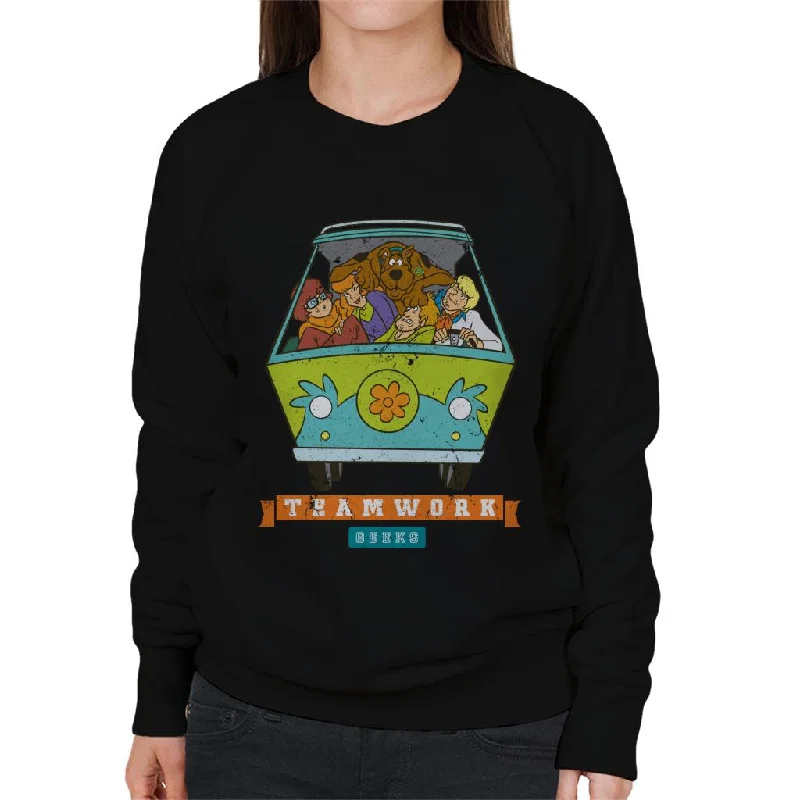 Exclusive Deal urban sports sweatshirtScooby Doo Sports Teamwork Geeks Women's Sweatshirt