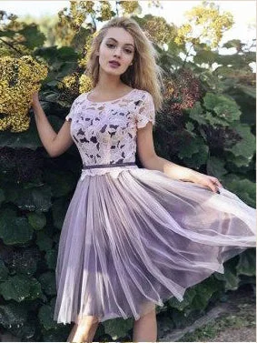 Today’s Deal Lace Homecoming Dresses Aline Cheap Pink Short Prom Dress Party Dress JK662