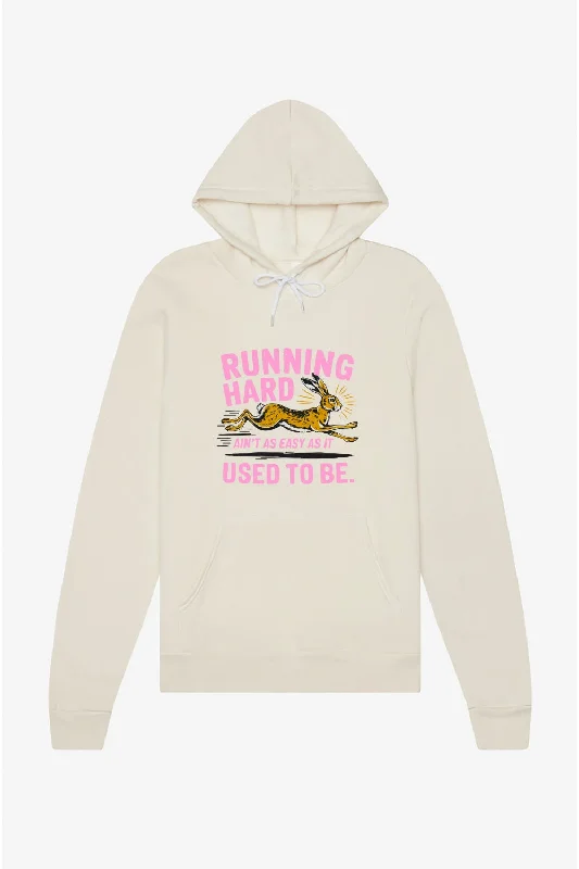 fitness lifestyle hoodieRunning Hard Rabbit Hoodie Sweatshirt