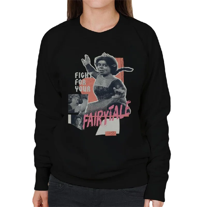Daily Deals zip-up gym hoodieShrek Princess Fiona Fight For Your Fairytale Women's Sweatshirt