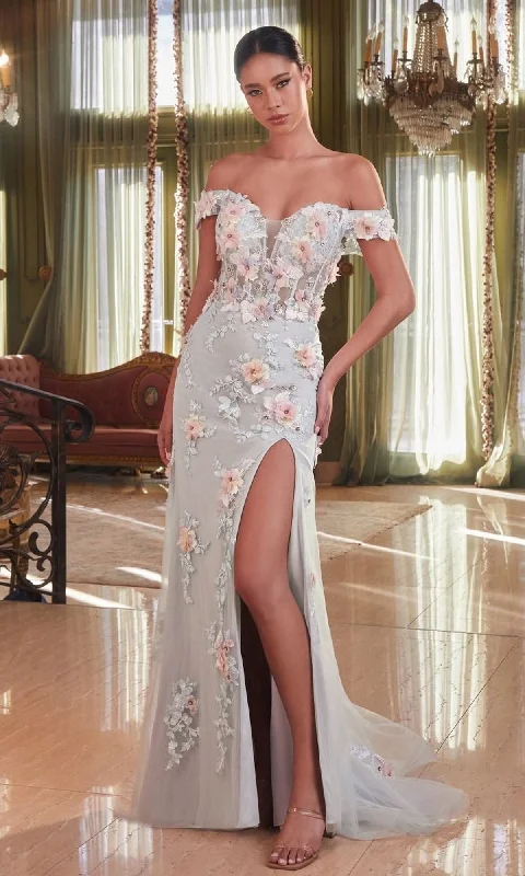 Act Now classic fit-and-flare dressFormal Long Dress CD005 By Ladivine