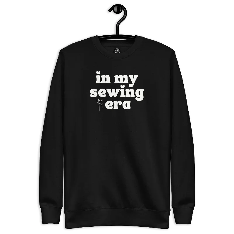 fashionable fitness sweatshirtIn My Sewing Era <3 IYKYK Crewneck