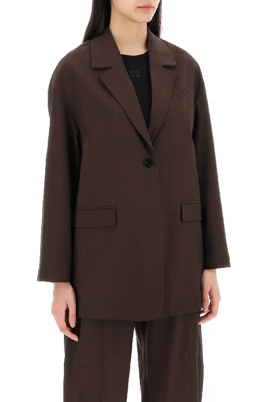 Final Clearance stylish coatGanni Drapey Boxy