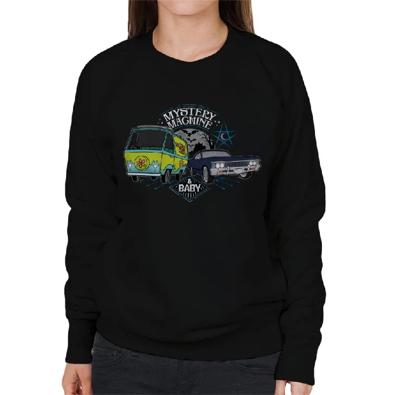 Markdowns comfortable athletic sweatshirtScoobyNatural Mystery Machine And Baby Women's Sweatshirt