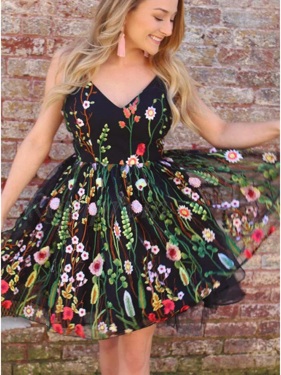 Last Chance Little Black Dress Lace Homecoming Dresses Short Prom Dress Party Dress JK663