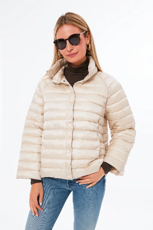 street style coatChampagne Puffer Jacket