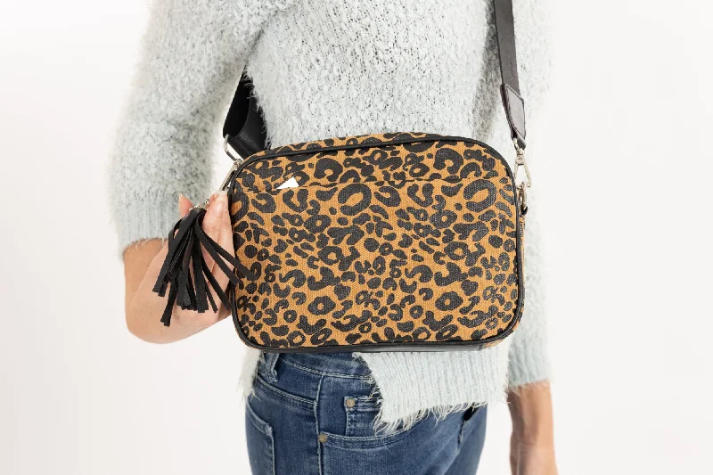 Deal Dash elegant maxi dressJellybean Cross Body Bag - Leopard Ginger