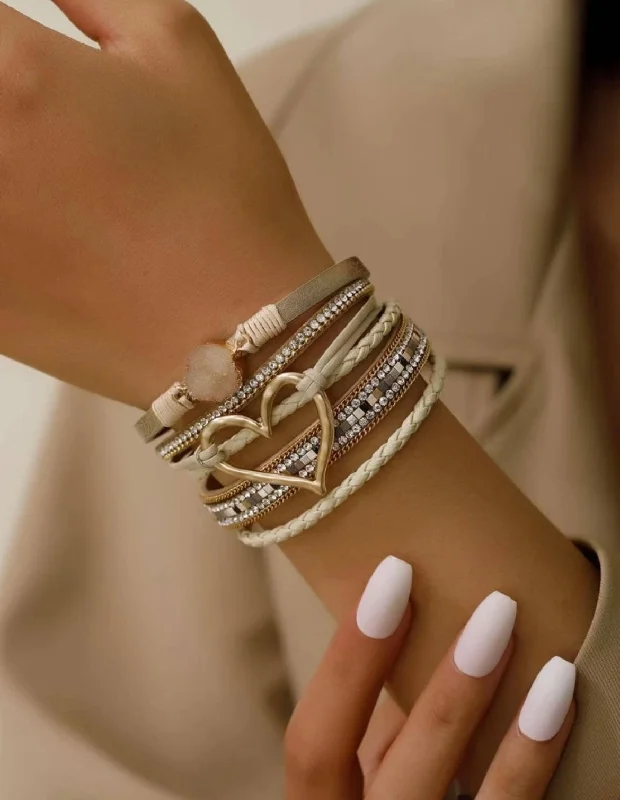 Doorbuster Deal cocktail party dressHeart Wrap Bracelet