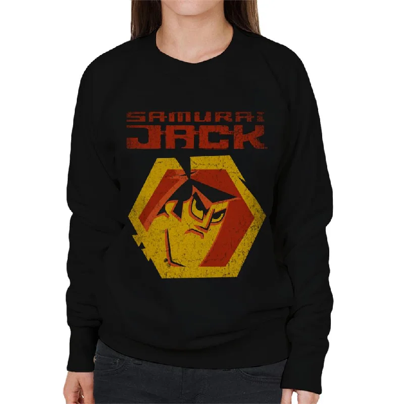 Doorbuster Deal sleek workout sweatshirtSamurai Jack Red Logo Women's Sweatshirt