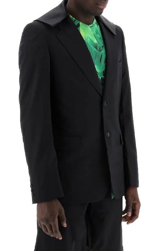 Early Bird Discount soft coatComme Des Garcons Homme Plus Satin Collar Blazer With Eight
