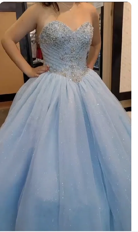Super Sale off-shoulder dressGlitter Light Blue Corset Top Beaded Ball Gown, Light Blue Sweet Girl Dresses Beaded Ball Gown Y774 Super Sale off-shoulder dressGlitter Light Blue Corset Top Beaded Ball Gown, Light Blue Sweet Girl Dresses Beaded Ball Gown Y774