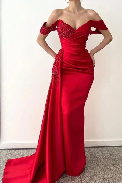 Final Markdown casual slip dressOff-the-shoulder Burgundy Beaded Long Prom Dress with Half Train Y151 Final Markdown casual slip dressOff-the-shoulder Burgundy Beaded Long Prom Dress with Half Train Y151
